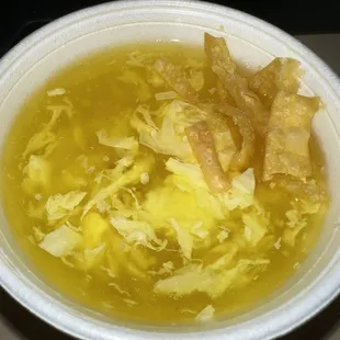 14. Egg Drop Soup. No complaints!