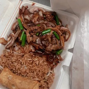 L.Mongolian Beef