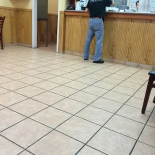 The whole place. Not much too it. Not pictured: the 3 tables for dine-in.