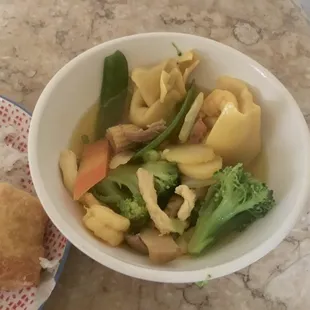Egg Drop Wonton Soup
