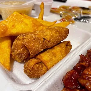 Roast Pork Egg Roll!