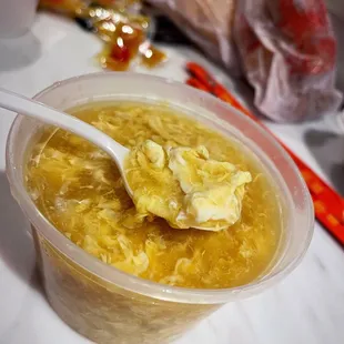 Exposed Egg Drop Soup! Super Delicious &amp; Light~