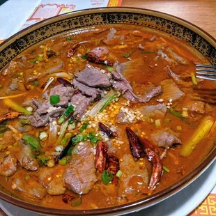 Szechuan Beef Boil