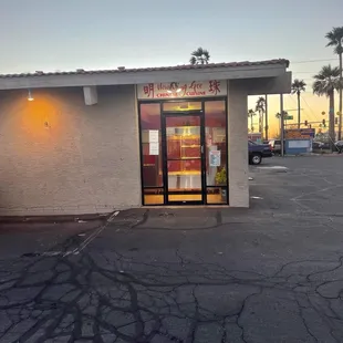 outside