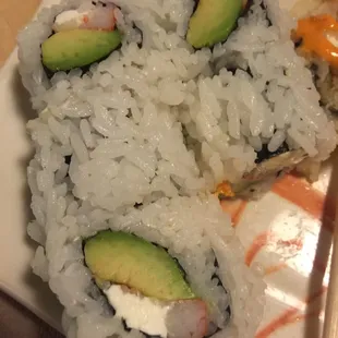 California roll add cream cheese