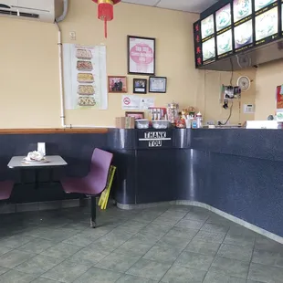 the interior of a restaurant