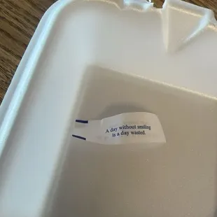 Fortune cookie results