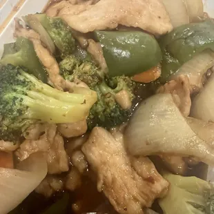 Szechuan Chicken with Vegetables