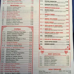 Menu part 2