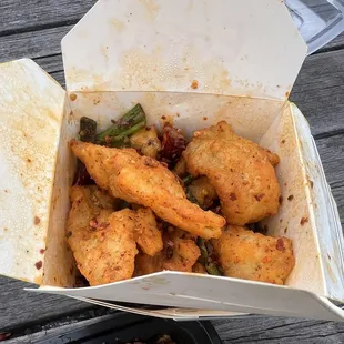 Cumin flounder fish fillet