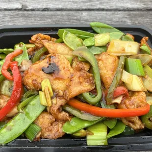 Spicy Hunan style fish fillet