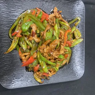50. Fried Shredded Pork W/ Hot Pepper