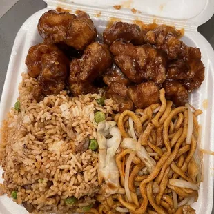 19. Orange Chicken Dinner Combo