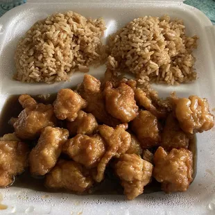 What was suppose to be Orange Chicken