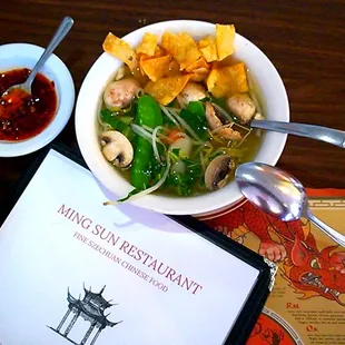 A favorite delicious  Chinese Veggie Soup  big bowl plenty to share Love