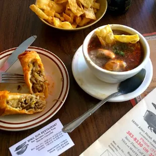 Hot Sour Soup  Eggrolls