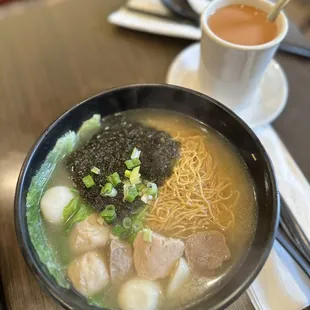 fish ball noodle soup