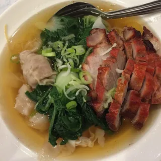 BBQ Pork Wonton Noodle Soup
