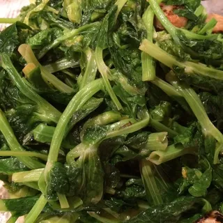 Garlic Pea Sprouts with Garlic Sauce