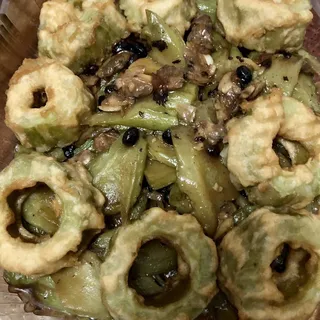 Stir Fried and Deep-fried Bitter Melon