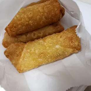 Eggrolls - perfect.