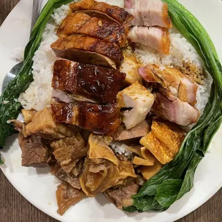 Trip-Meat Combo Over Rice()