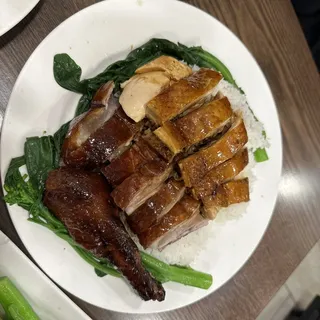 Soy Sauce Chicken Over Rice