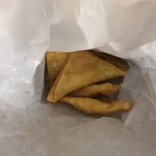 Fried crab Rangoon Togo