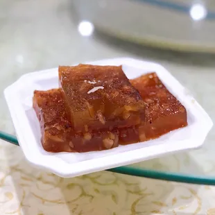 Sweet Water Chestnut Pudding