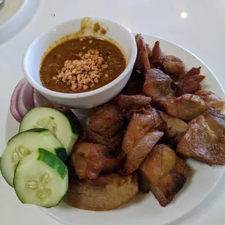 A6. Satay Chicken Cutlet