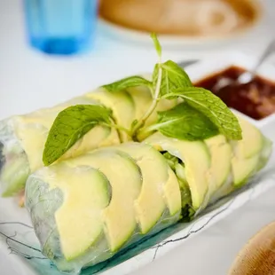 Avocado Vegetarian Spring Rolls
