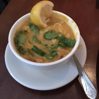 Coconut Chicken Soup with Noodle