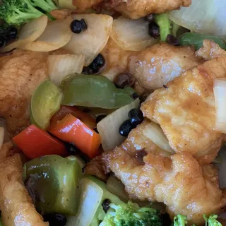 Fish Fillet with Black Bean Sauce