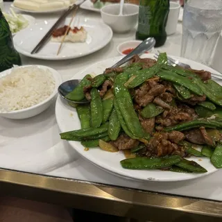 Beef with Snow Peas