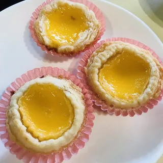 Puffy Egg Custard Tart