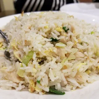 Salty Fish and Chicken Fried Rice