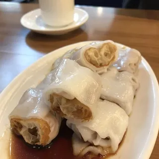 Rice Crepe w/ Deep Fried Chinese Donut