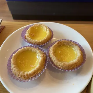 Puffy Egg Custard Tart