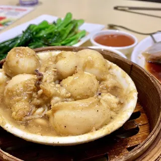 Baby Cuttlefish with Curry Sauce