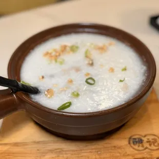 Porridge with fish