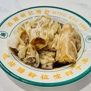 a plate of chinese food