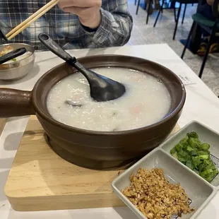 Egg Pork Porridge