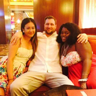 Aline, Alex and I at the UYE!