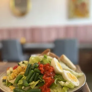 /'shef/ Salad (no bacon)