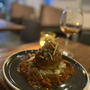 Valentine's Day Menu - Eggplant "Steak"