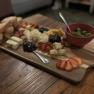 The cheese experience - mingle and graze signature board. Yum!