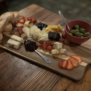 The cheese experience - mingle and graze signature board. Yum!