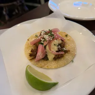 Chicken Tinga Street Tacos