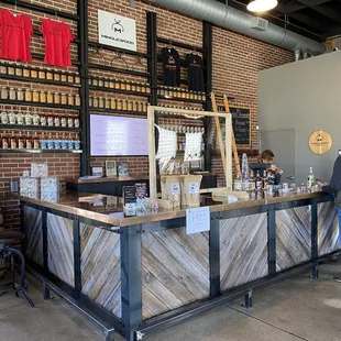 a man standing at the bar