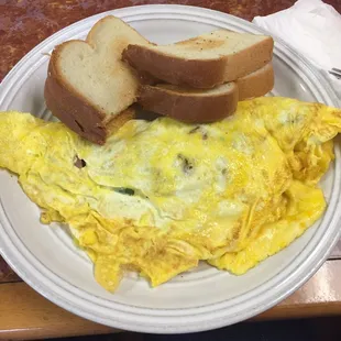 Super Omelet &amp; Rodeo Burger